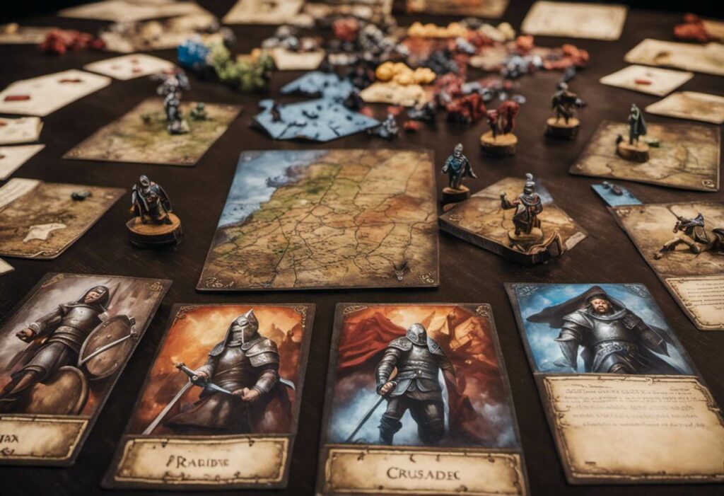 Recenzja gry planszowej Crusades z Kickstartera od Carla Kinga