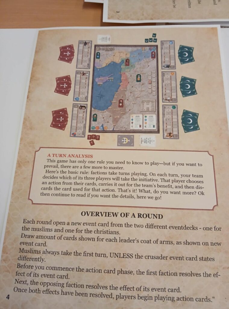 Recenzja gry planszowej Crusades z Kickstartera od Carla Kinga