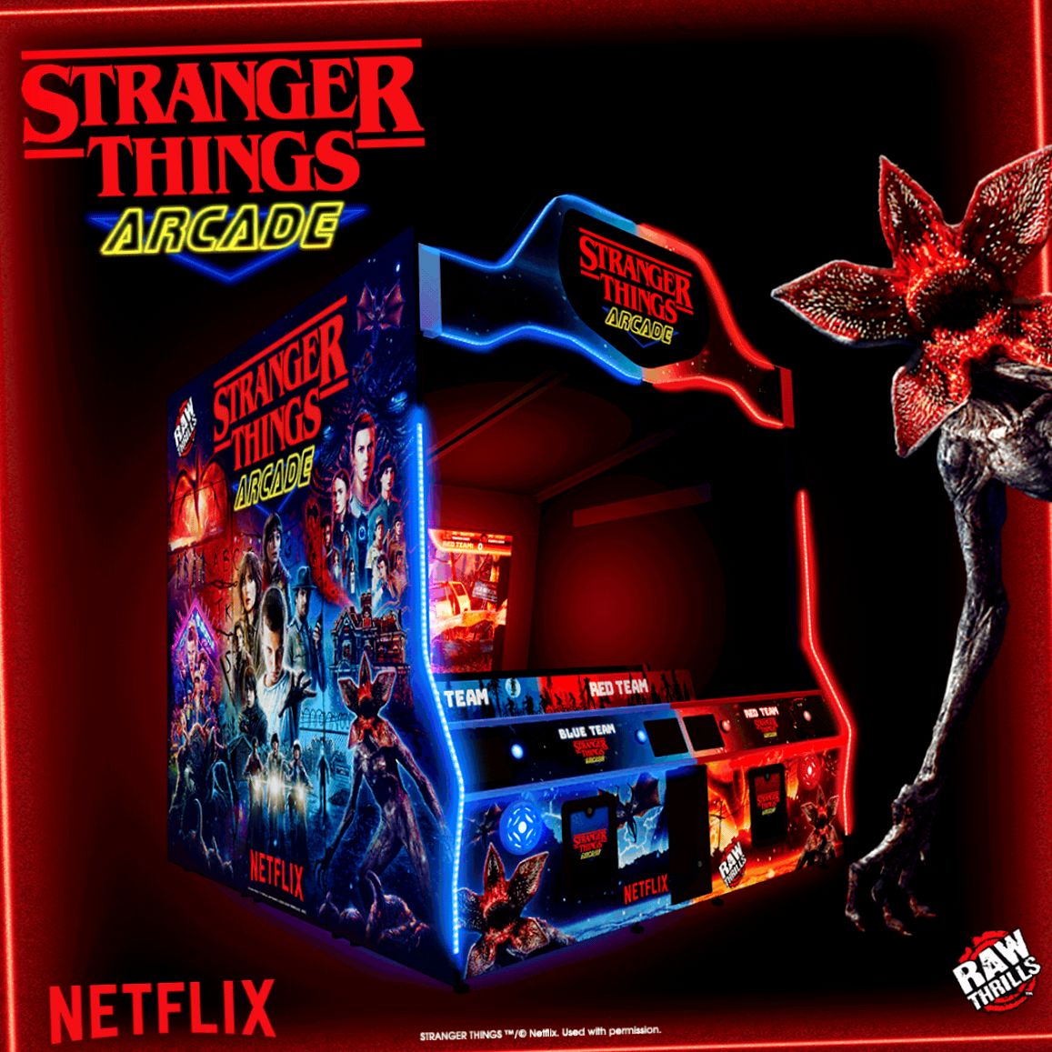 Stranger Things Arcade Fully Unveiled By Raw Thrills