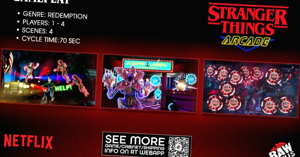 Stranger Things Arcade Fully Unveiled By Raw Thrills